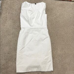 Elie Tahari White Sleeveless Mini Dress